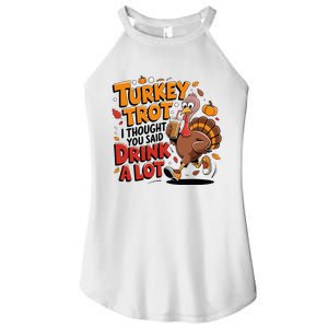 Thanksgiving Run Race Footrace Turkey Trot 2024 Women's Perfect Tri Rocker Tank