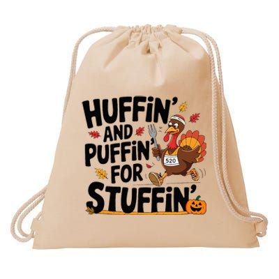 Thanksgiving Run Race Footrace Turkey Trot 2024 Drawstring Bag