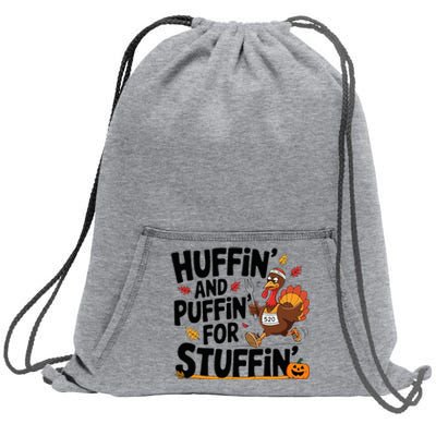 Thanksgiving Run Race Footrace Turkey Trot 2024 Sweatshirt Cinch Pack Bag