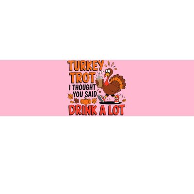 Thanksgiving Run Race Footrace Turkey Trot 2024 Bumper Sticker