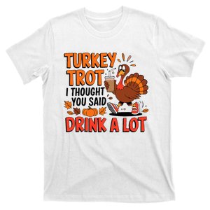 Thanksgiving Run Race Footrace Turkey Trot 2024 T-Shirt