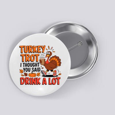 Thanksgiving Run Race Footrace Turkey Trot 2024 Button