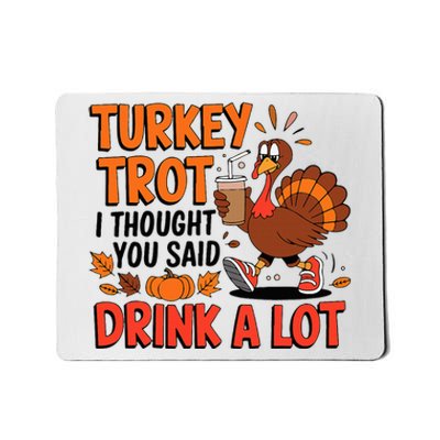 Thanksgiving Run Race Footrace Turkey Trot 2024 Mousepad