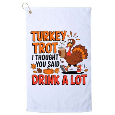 Thanksgiving Run Race Footrace Turkey Trot 2024 Platinum Collection Golf Towel