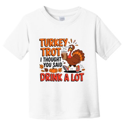 Thanksgiving Run Race Footrace Turkey Trot 2024 Toddler T-Shirt