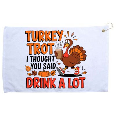 Thanksgiving Run Race Footrace Turkey Trot 2024 Grommeted Golf Towel