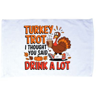 Thanksgiving Run Race Footrace Turkey Trot 2024 Microfiber Hand Towel