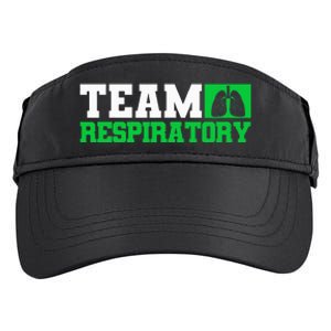 Team Respiratory Respirotary Therapist funny Adult Drive Performance Visor