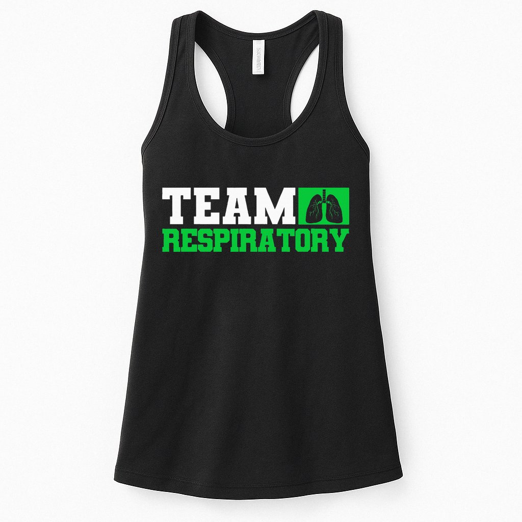 Team Respiratory Respirotary Therapist funny Womens Tank Top