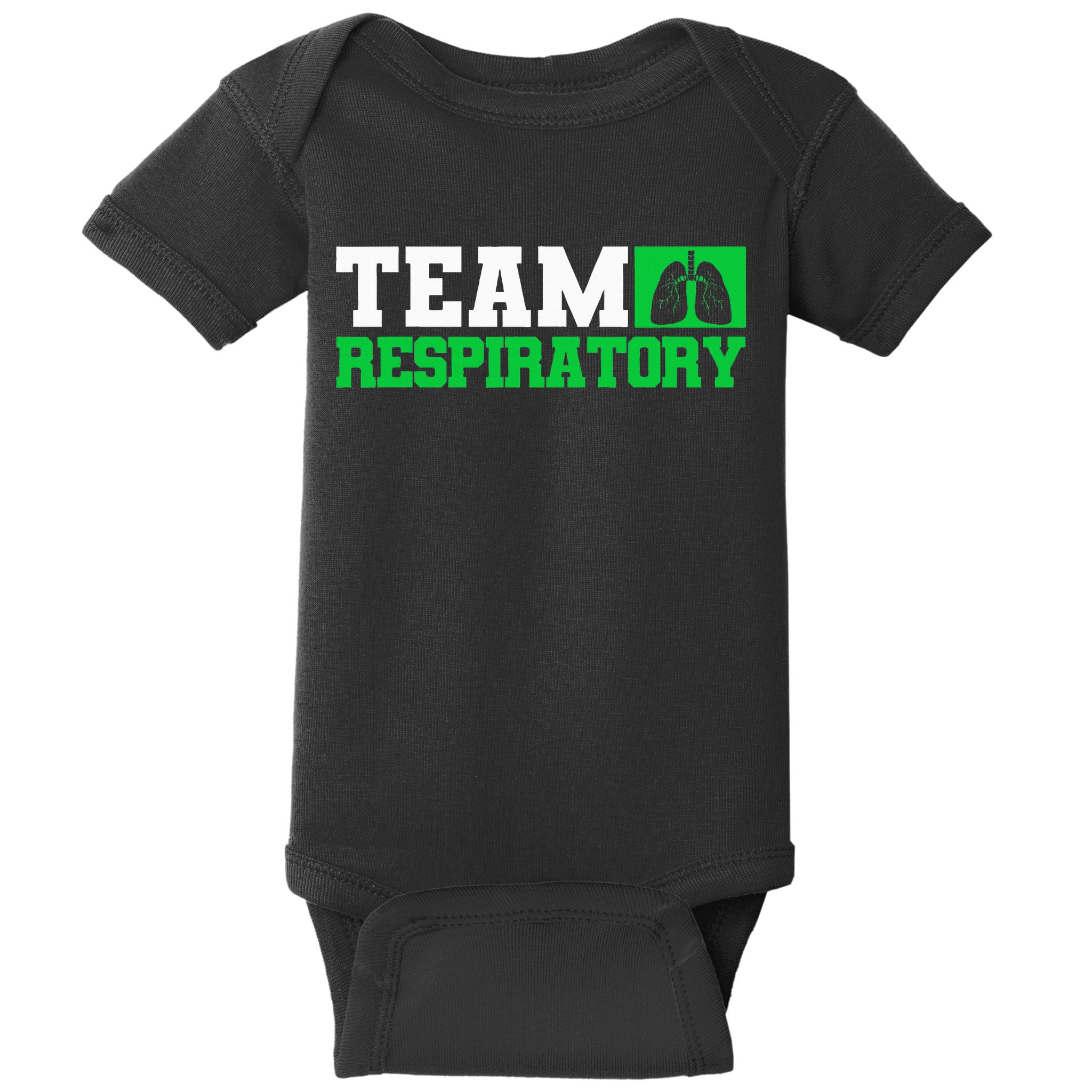 Team Respiratory Respirotary Therapist funny Baby Bodysuit
