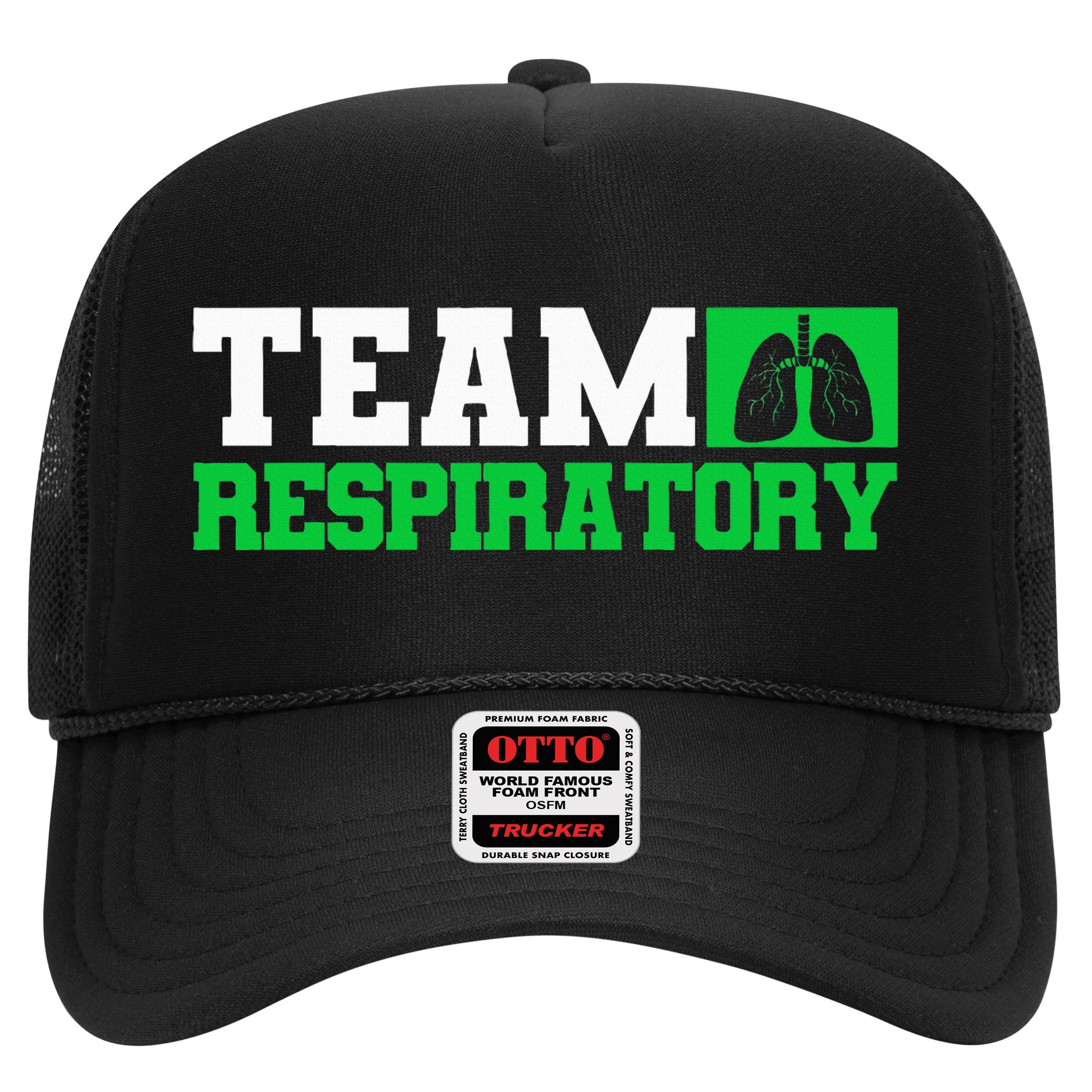 Team Respiratory Respirotary Therapist funny Hat
