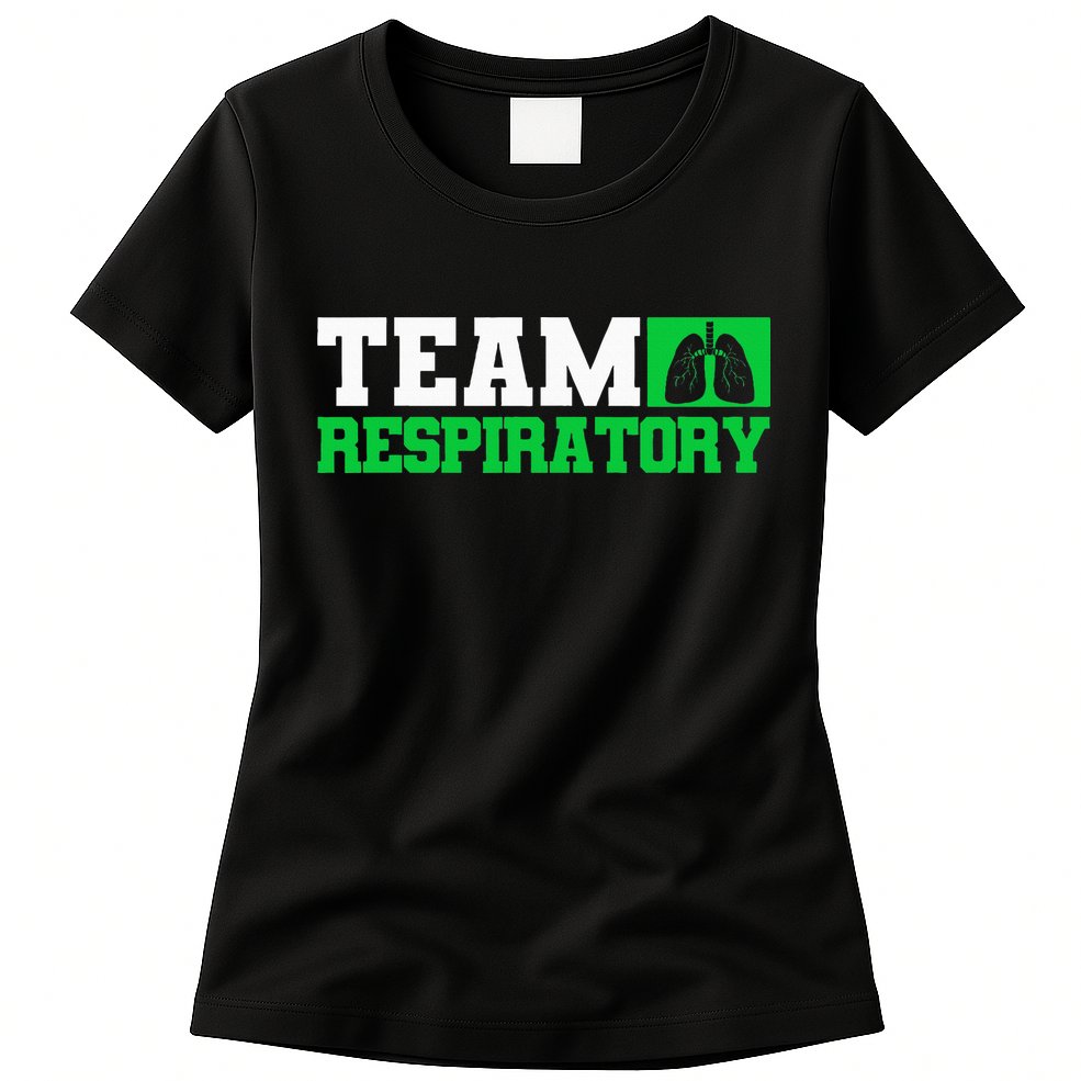 Team Respiratory Respirotary Therapist funny Womens T-Shirt