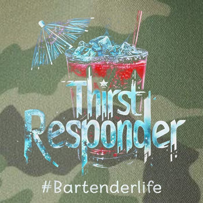 Thirst Response Responder Funny Bartender Mixologists Legacy Tie Dye Trucker Hat