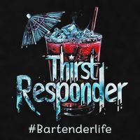Thirst Response Responder Funny Bartender Mixologists Ladies PosiCharge Tri-Blend Wicking Tank