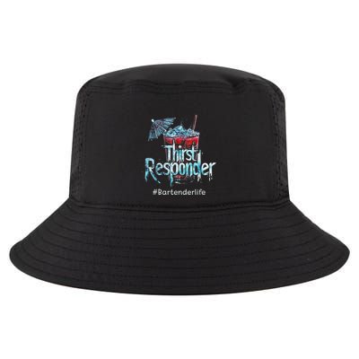 Thirst Response Responder Funny Bartender Mixologists Cool Comfort Performance Bucket Hat