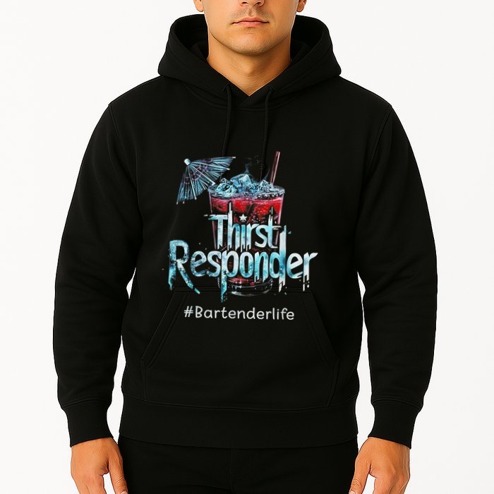 Thirst Response Responder Funny Bartender Mixologists Hoodie