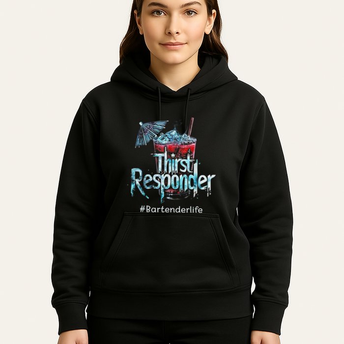 Thirst Response Responder Funny Bartender Mixologists Hoodie