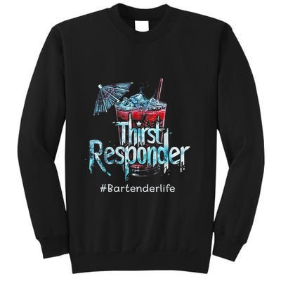 Thirst Response Responder Funny Bartender Mixologists Sweatshirt