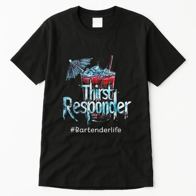 Thirst Response Responder Funny Bartender Mixologists Tall T-Shirt