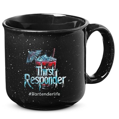 Thirst Response Responder Funny Bartender Mixologists 15oz Campfire Ceramic Mug