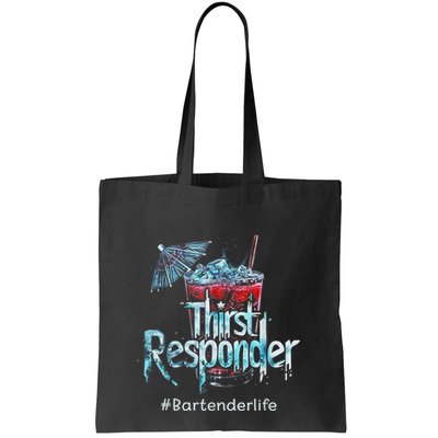 Thirst Response Responder Funny Bartender Mixologists Bag