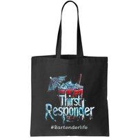 Thirst Response Responder Funny Bartender Mixologists Bag