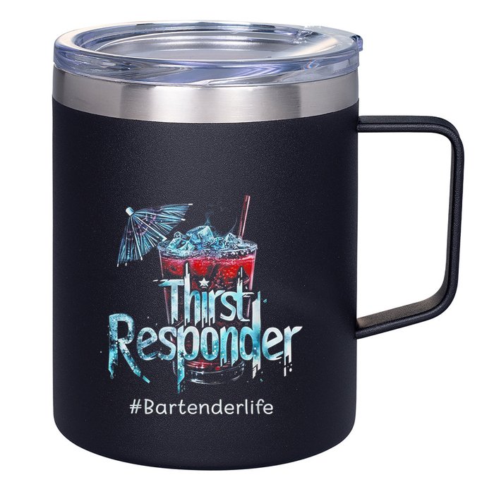Thirst Response Responder Funny Bartender Mixologists 12oz Stainless Steel Coffee Mug
