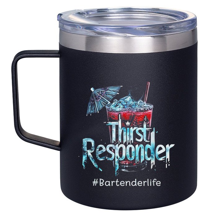 Thirst Response Responder Funny Bartender Mixologists 12oz Stainless Steel Coffee Mug