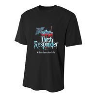 Thirst Response Responder Funny Bartender Mixologists Youth Performance Sprint T-Shirt