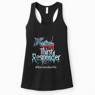 Thirst Response Responder Funny Bartender Mixologists Womens Tank Top