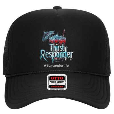 Thirst Response Responder Funny Bartender Mixologists Trucker Hat