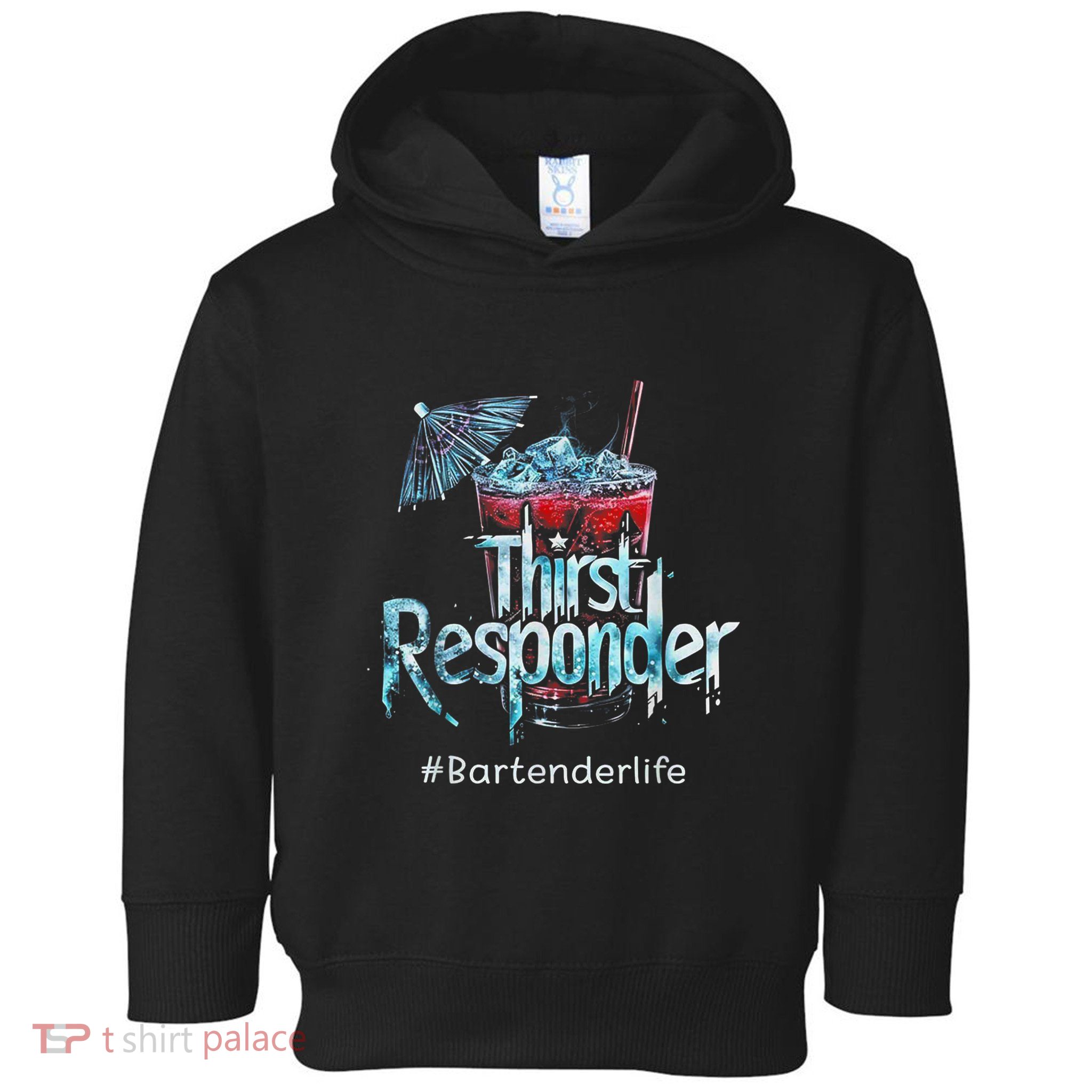 Thirst Response Responder Funny Bartender Mixologists Toddler Hoodie