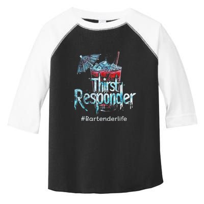 Thirst Response Responder Funny Bartender Mixologists Toddler Fine Jersey T-Shirt