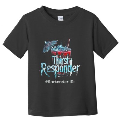 Thirst Response Responder Funny Bartender Mixologists Toddler T-Shirt