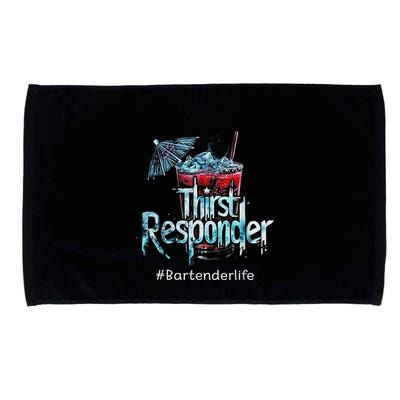 Thirst Response Responder Funny Bartender Mixologists Microfiber Hand Towel