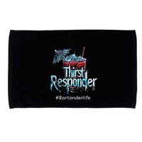 Thirst Response Responder Funny Bartender Mixologists Microfiber Hand Towel