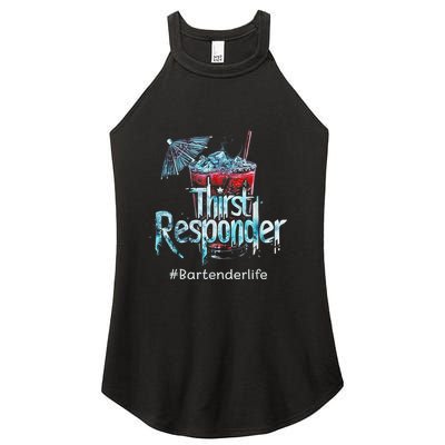 Thirst Response Responder Funny Bartender Mixologists Women's Perfect Tri Rocker Tank