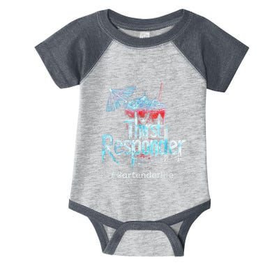 Thirst Response Responder Funny Bartender Mixologists Infant Baby Jersey Bodysuit