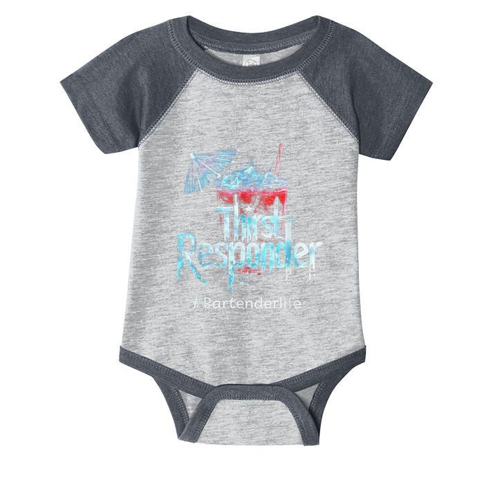 Thirst Response Responder Funny Bartender Mixologists Infant Baby Jersey Bodysuit