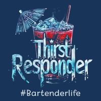 Thirst Response Responder Funny Bartender Mixologists Infant Baby Jersey Bodysuit