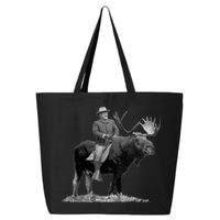 Teddy Roosevelt Riding A Bull Moose 25L Jumbo Tote