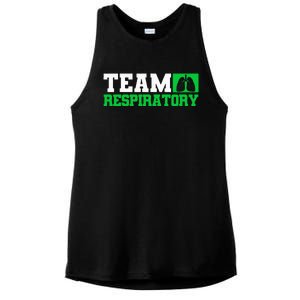 Team Respiratory Respirotary Therapist Ladies PosiCharge Tri-Blend Wicking Tank