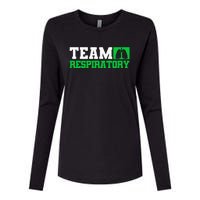 Team Respiratory Respirotary Therapist Womens Cotton Relaxed Long Sleeve T-Shirt