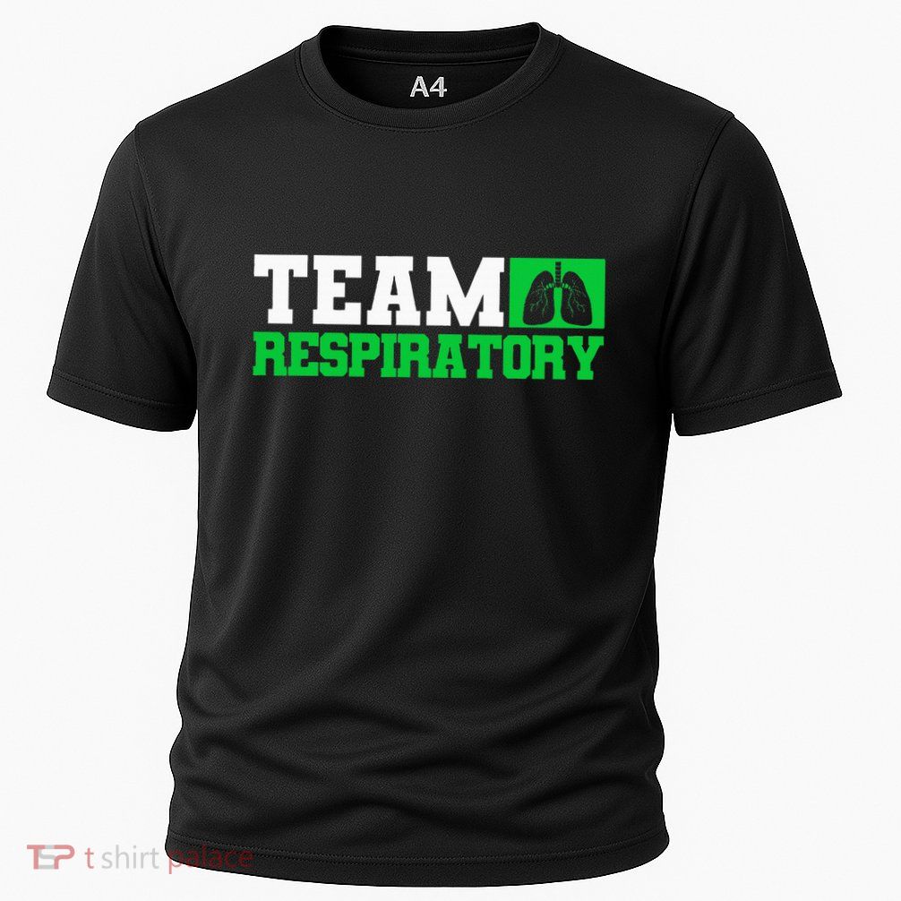 Team Respiratory Respirotary Therapist Cooling Performance Crew T-Shirt