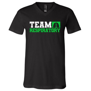 Team Respiratory Respirotary Therapist V-Neck T-Shirt