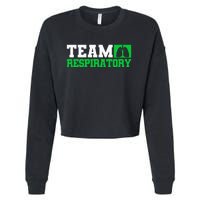 Team Respiratory Respirotary Therapist Cropped Pullover Crew