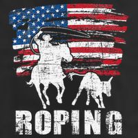 Team Roping Roper Usa American Flag Header Heeler Horse Adult Drive Performance Visor