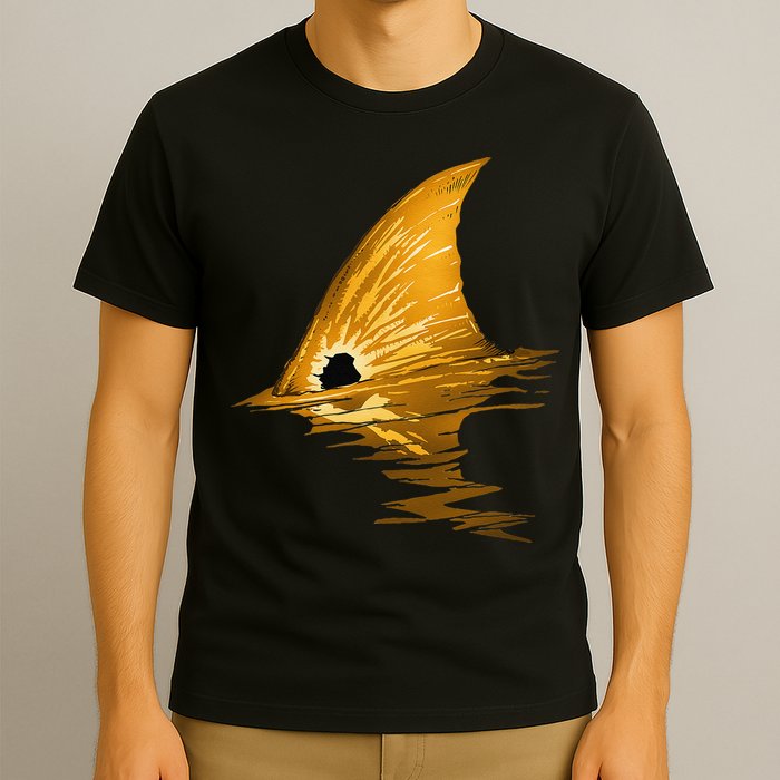 Tailing Redfish Red Drum Fish T-Shirt