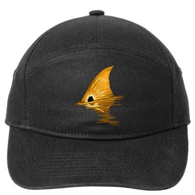 Tailing Redfish Red Drum Fish 7-Panel Snapback Hat