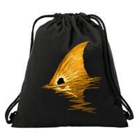 Tailing Redfish Red Drum Fish Drawstring Bag
